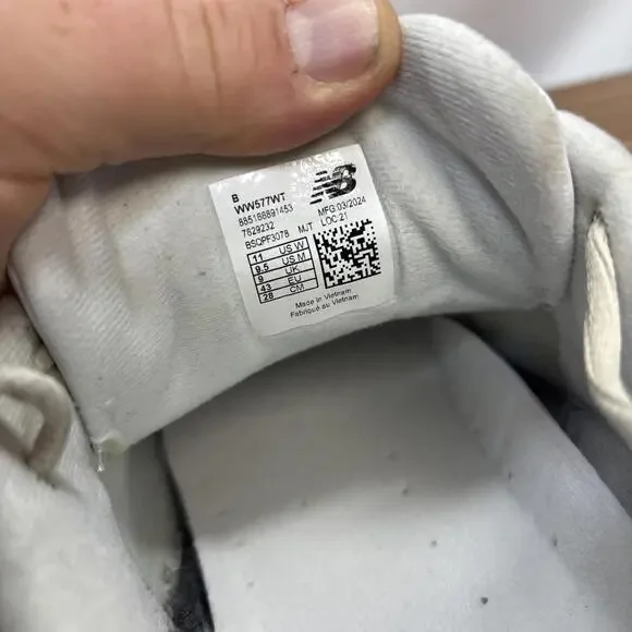 New Balance 577 SL-2 White Leather Walking Sneakers Mens Sz 11 - Picture 12 of 15